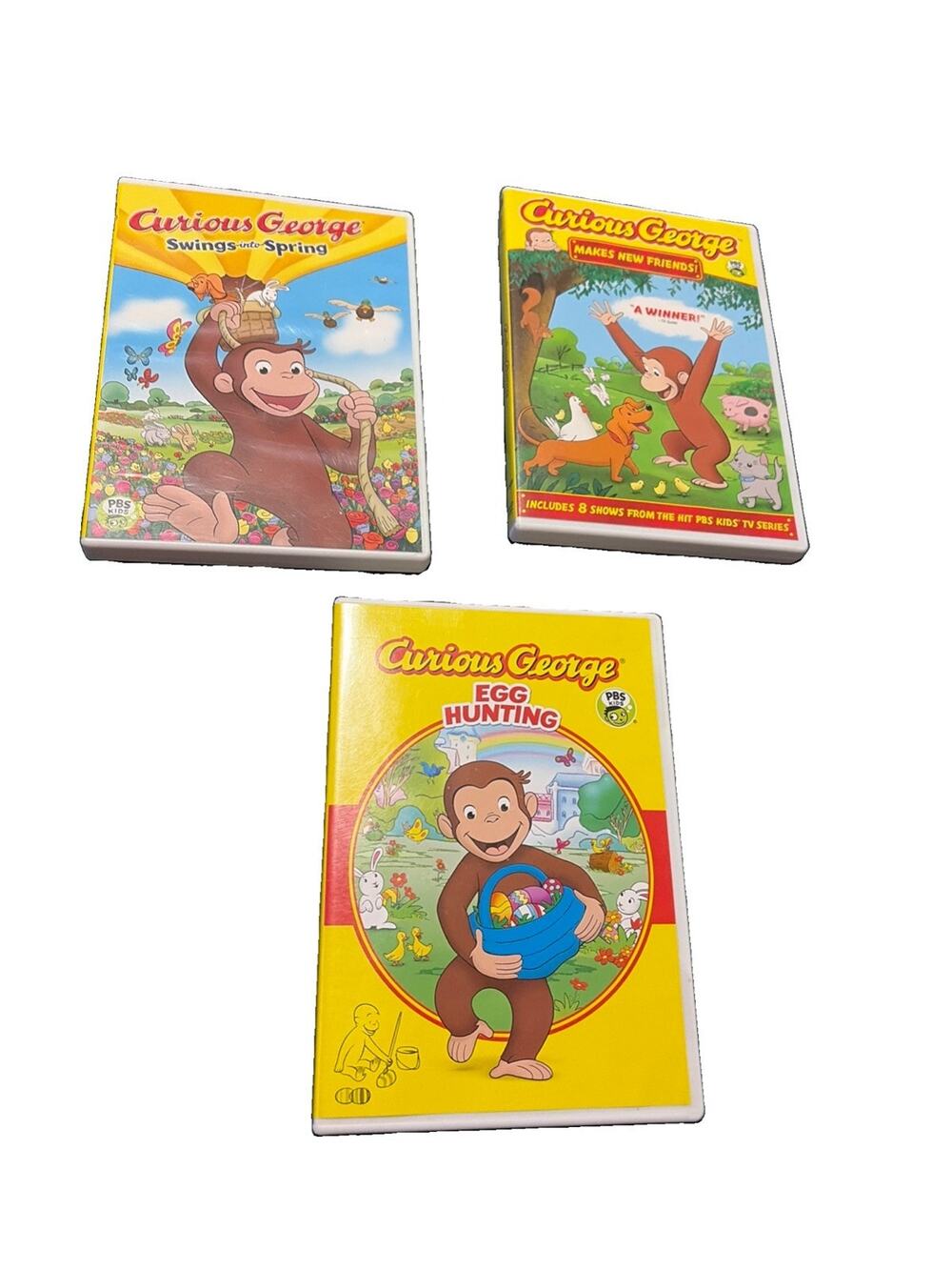 Lot Of 3 Curious George DVDs